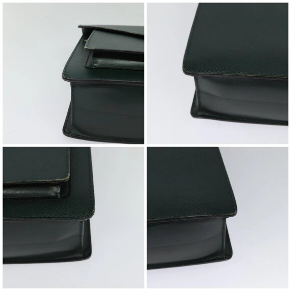 LOUIS VUITTON Taiga Monceau 28 Hand Bag Epicea M32064 LV Auth 129881 - Picture 14 of 16